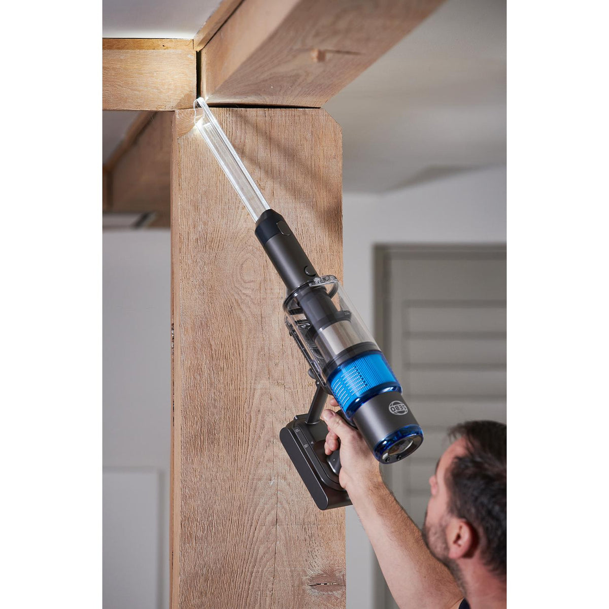 Sebo 95001GB Balance A1 Cordless Stick Vacuum - 48 Minutes Run Time - Basalt Grey/Blue