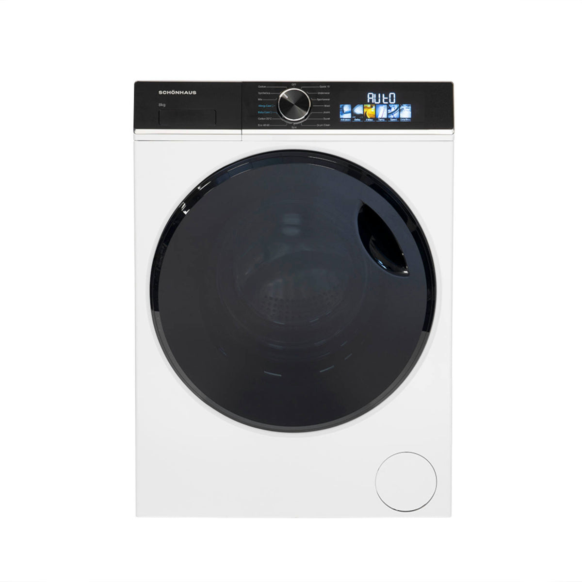 Schonhaus WMSF01814AW 8kg 1400 Spin Washing Machine - White