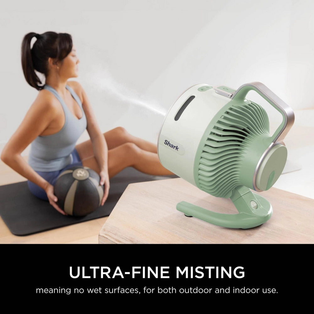 Shark FA050UKGN FlexBreeze TableMate Indoor to Outdoor High-Velocity Tabletop Fan - Lime Green
