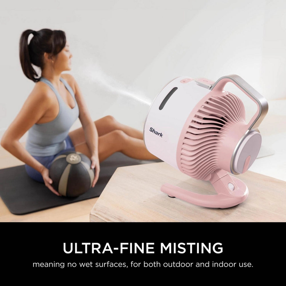 Shark FA050UKPK FlexBreeze TableMate Indoor to Outdoor High-Velocity Tabletop Fan - Ballet Pink