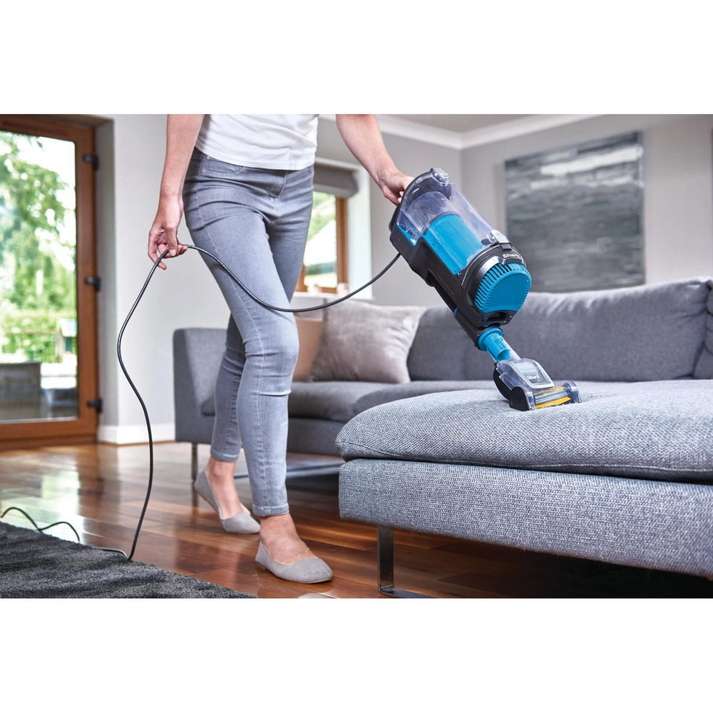 Shark HZ400UKT Corded Stick Vacuum Cleaner - Electric Blue & Grey