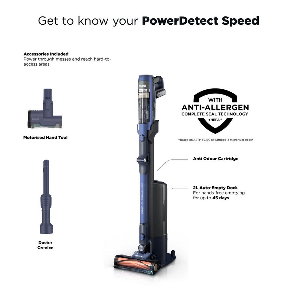 Shark IA3241UKT Phoenix AED Cordless Vacuum - Black