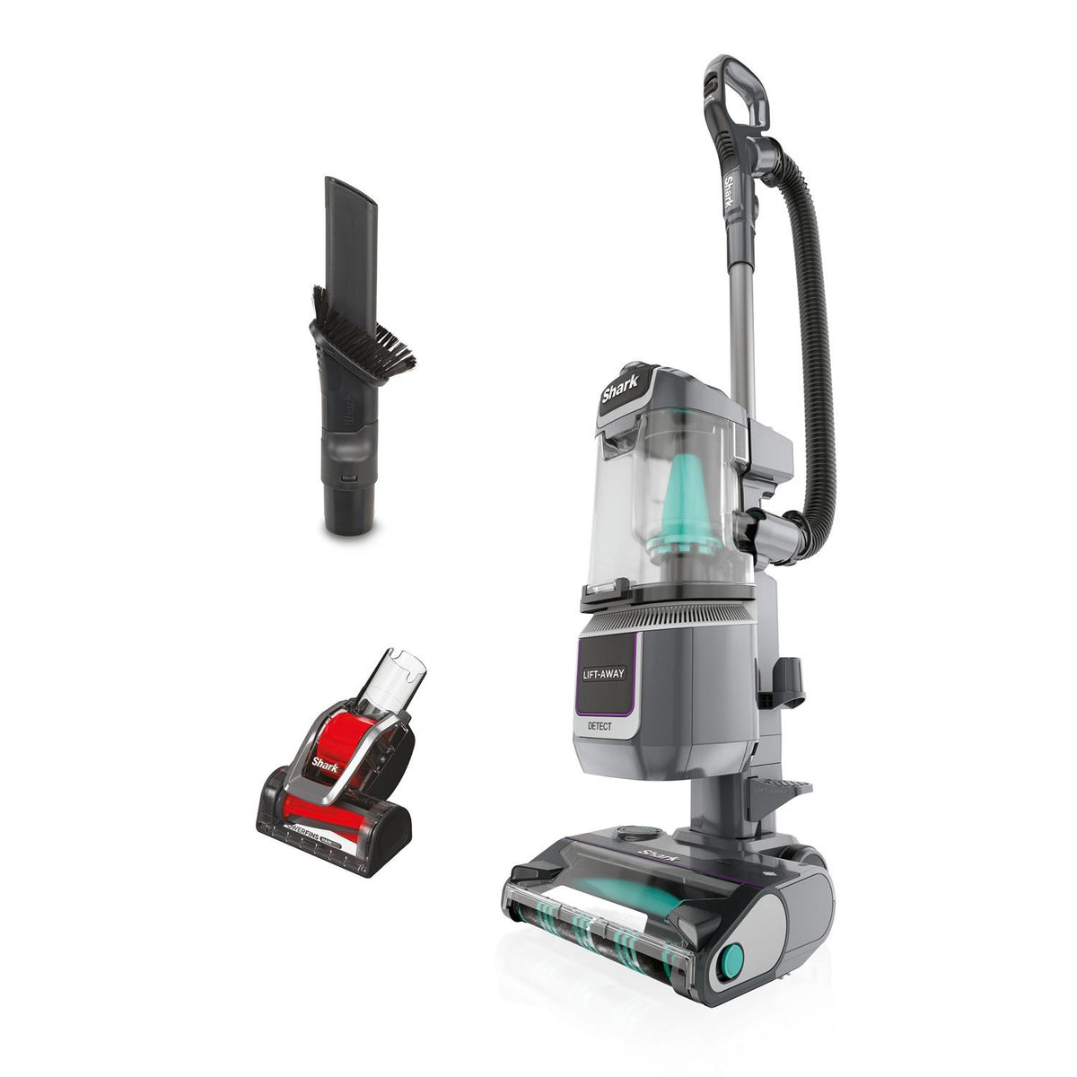 Shark LA450UKT Detect Pet Pro Upright Corded Vacuum - Graphite Grey