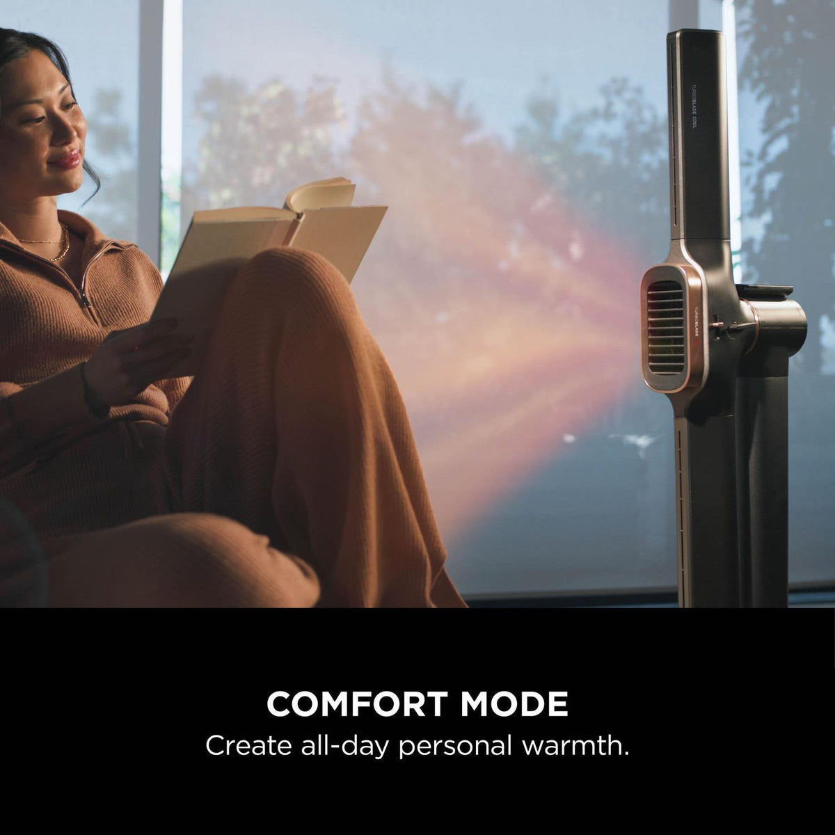 Shark TH200UK Fan & Heater - Charcoal