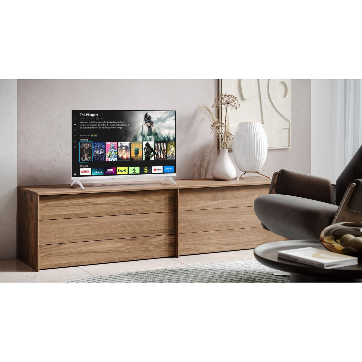 Sharp 1T-C32HE2245KW 32" HD Ready TiVo Smart TV - White