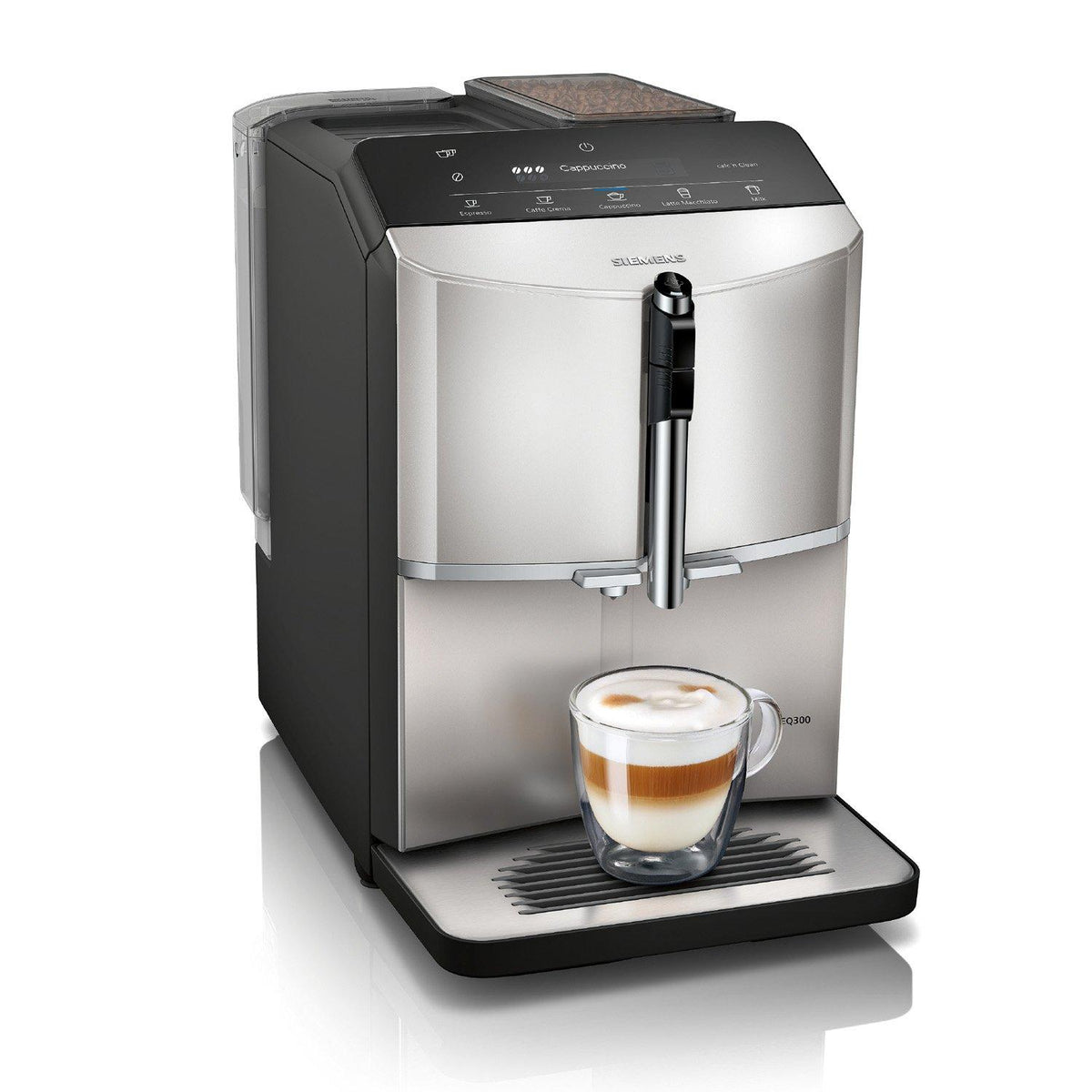 Siemens TF303G07 Freestanding Coffee Machine - Inox Silver Metallic