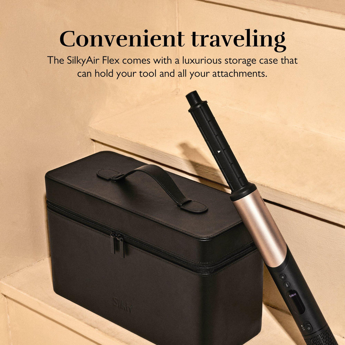 SILK'N SIF5PUK001 SilkyAir Flex Hair Dryer & Styler - Black