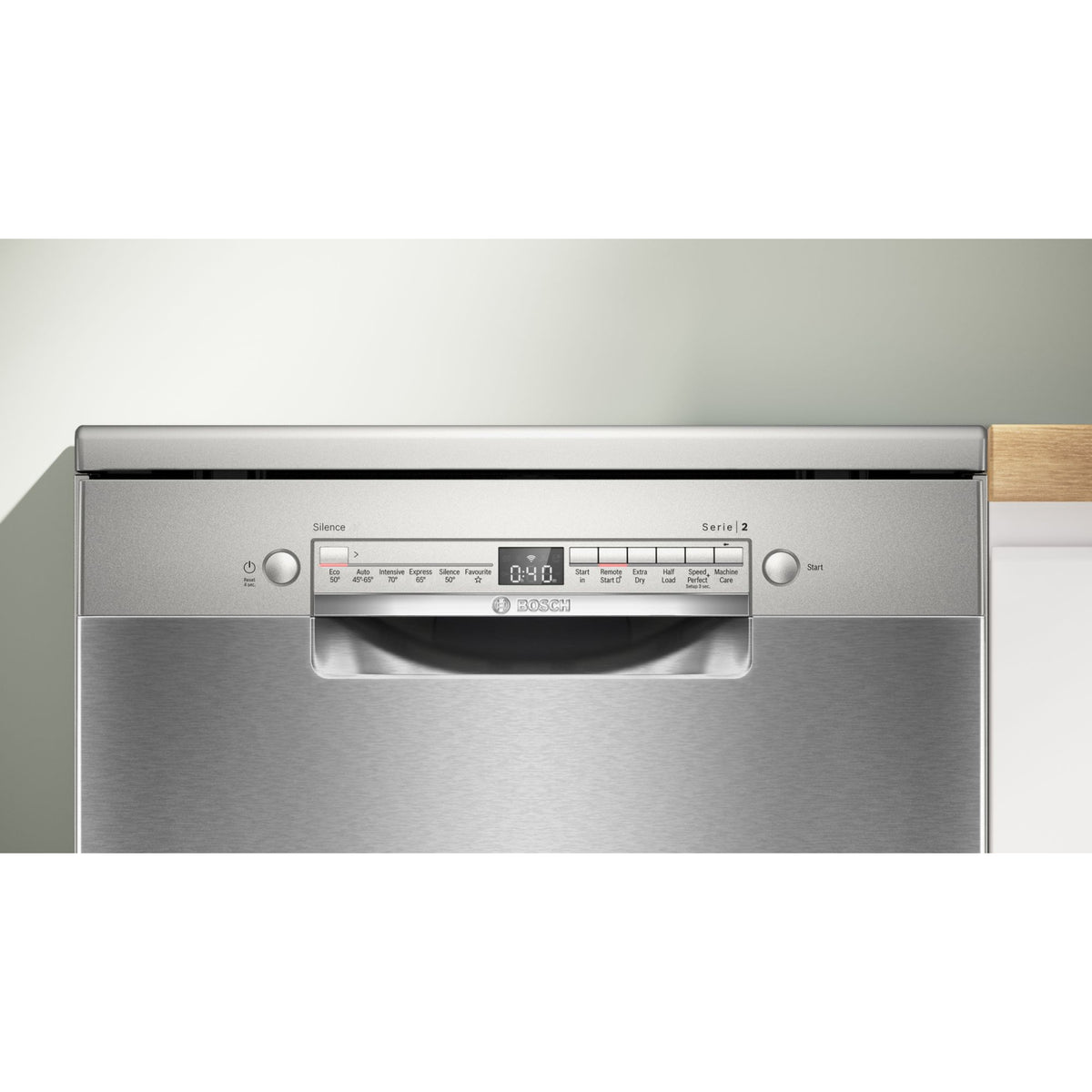 BOSCH SMS2HVI67G Dishwasher, 14 place, silver inox