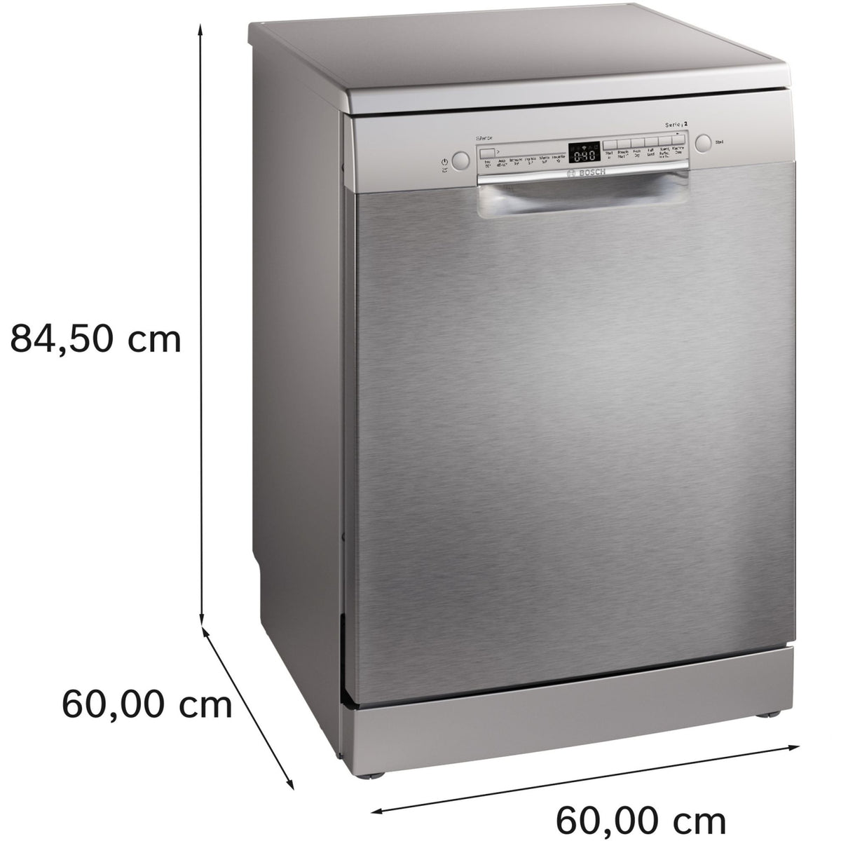 BOSCH SMS2HVI67G Dishwasher, 14 place, silver inox
