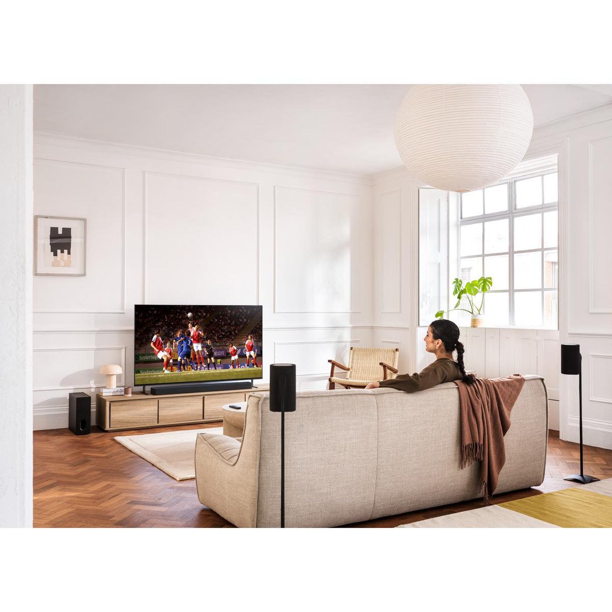 Sony SARS8 Wireless Rear Speakers for Sony Soundbars - Black