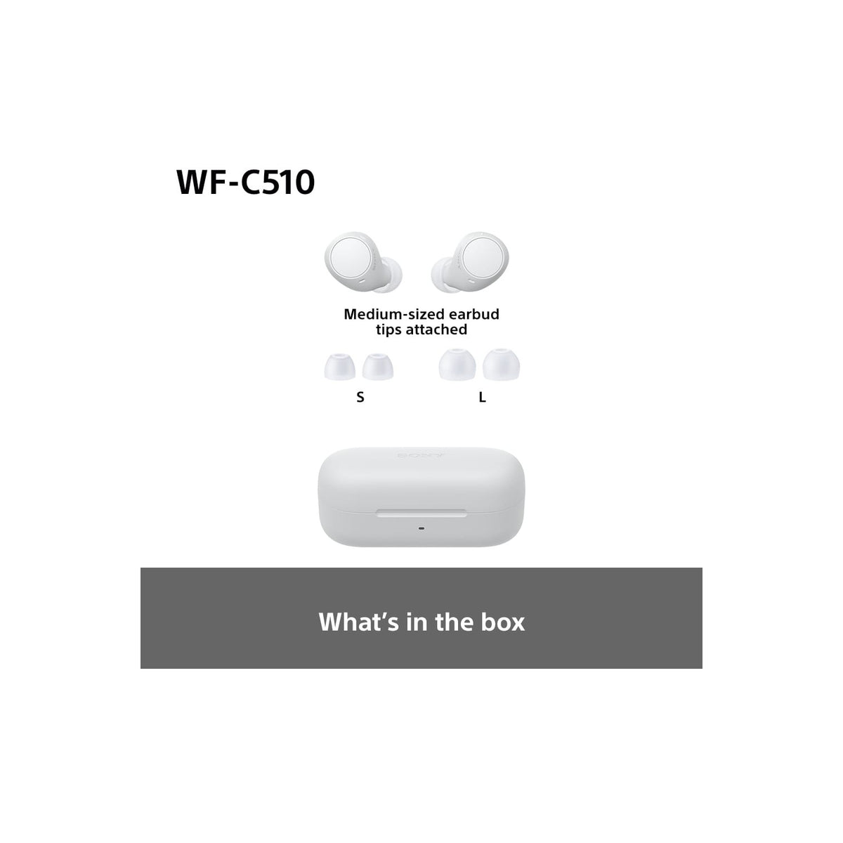 Sony WFC510W.CE7 Wireless In ear headphones - White