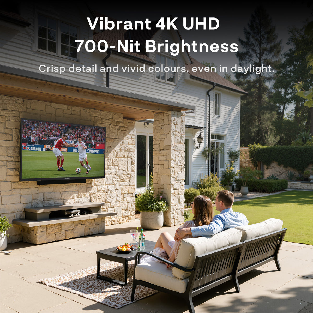 Sylvox OT50B1K4GC 50" Partial Sun Outdoor TV