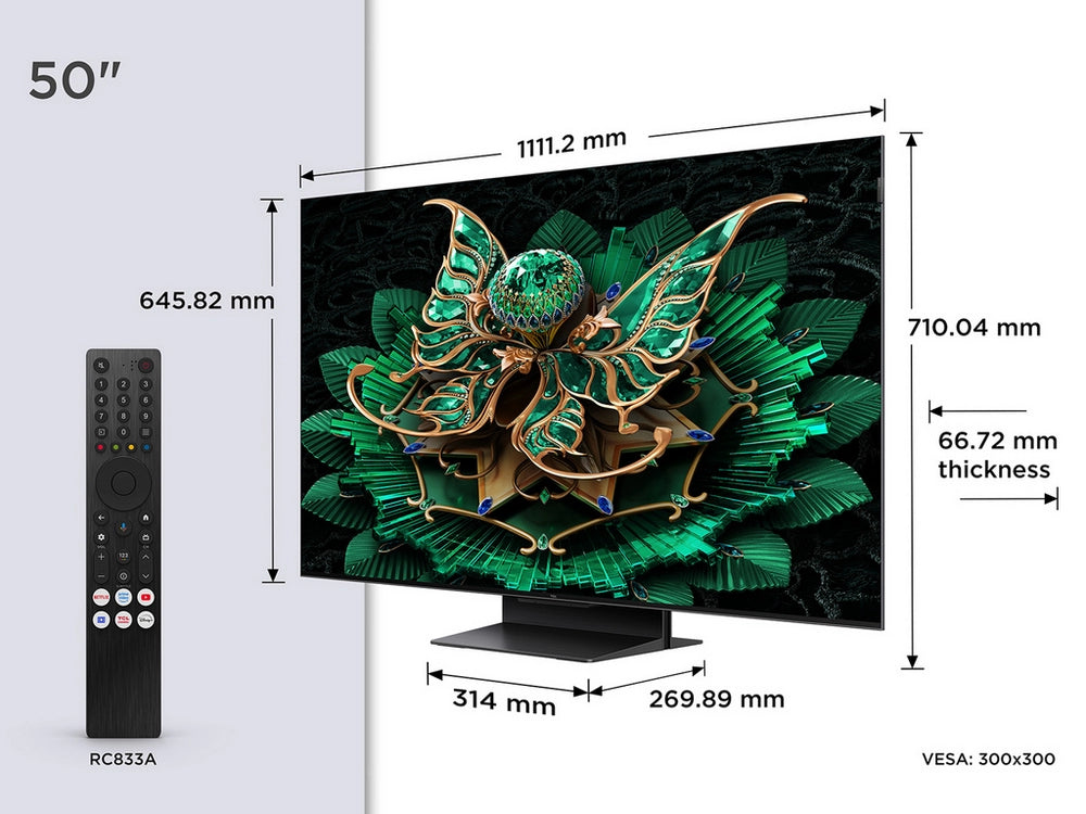 TCL 50C7K-UK 50" 4K QD-MINI LED UHD TV