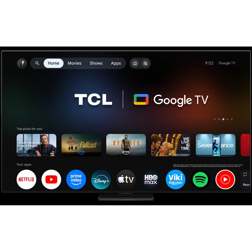 TCL 55A400U-UK 55" QD-MINI LED TV - Black