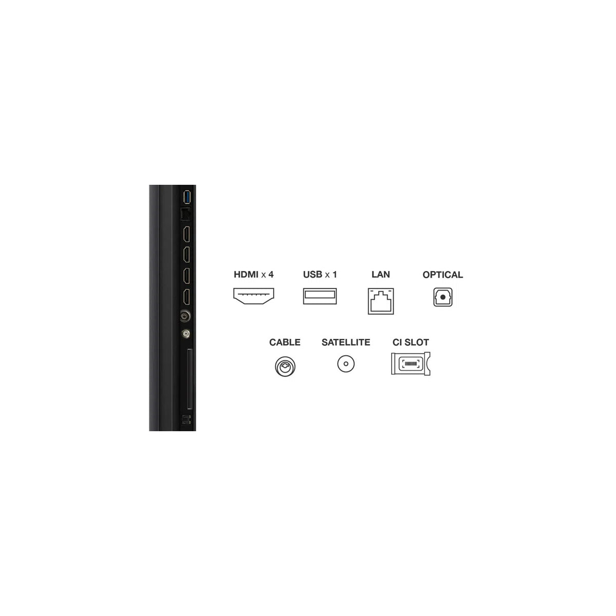 TCL 55C6KS-UK 55" 4K Ultra HD QD-Mini LED TV