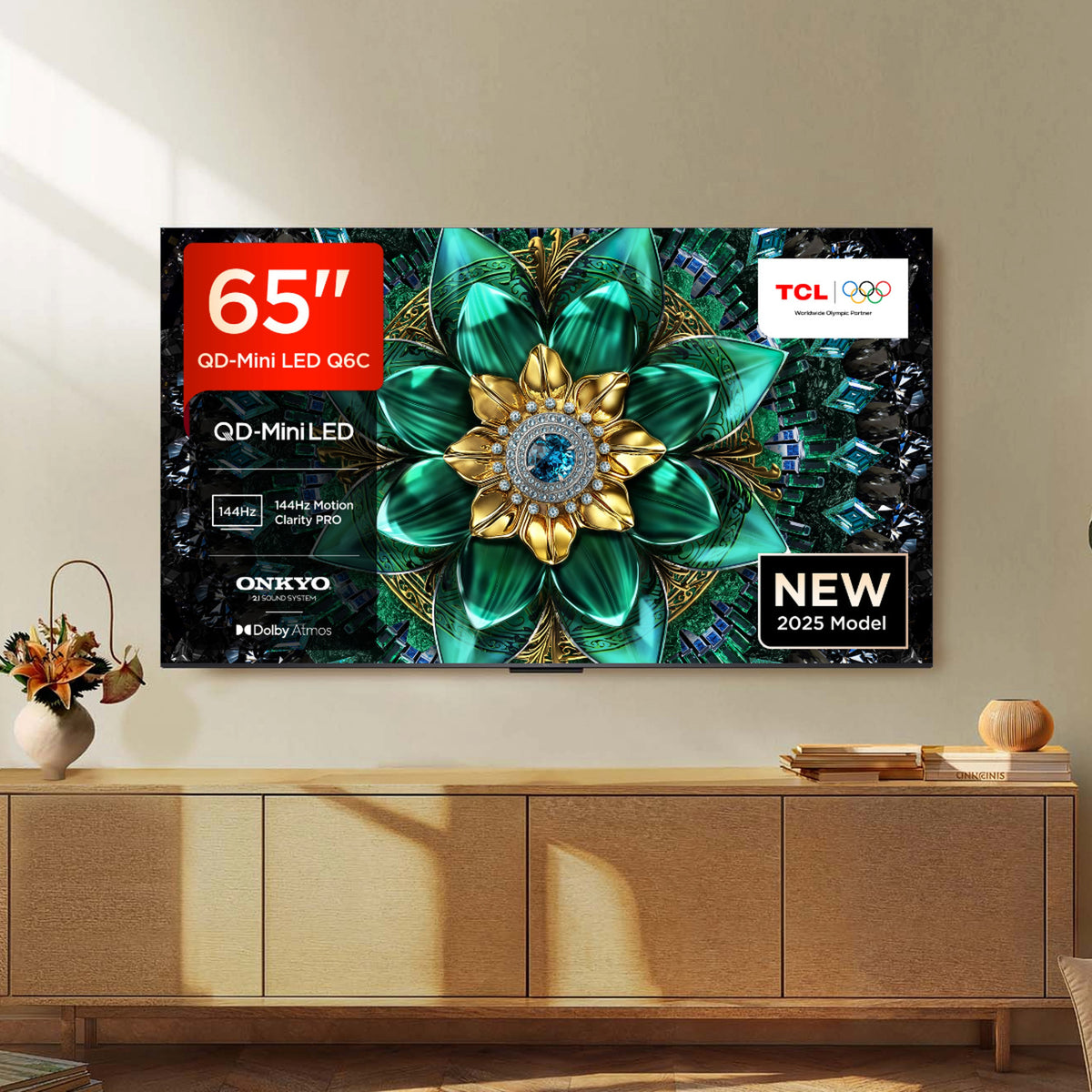 TCL 65Q6C-UK 65" 4K QD-Mini LED UHD Smart Google TV