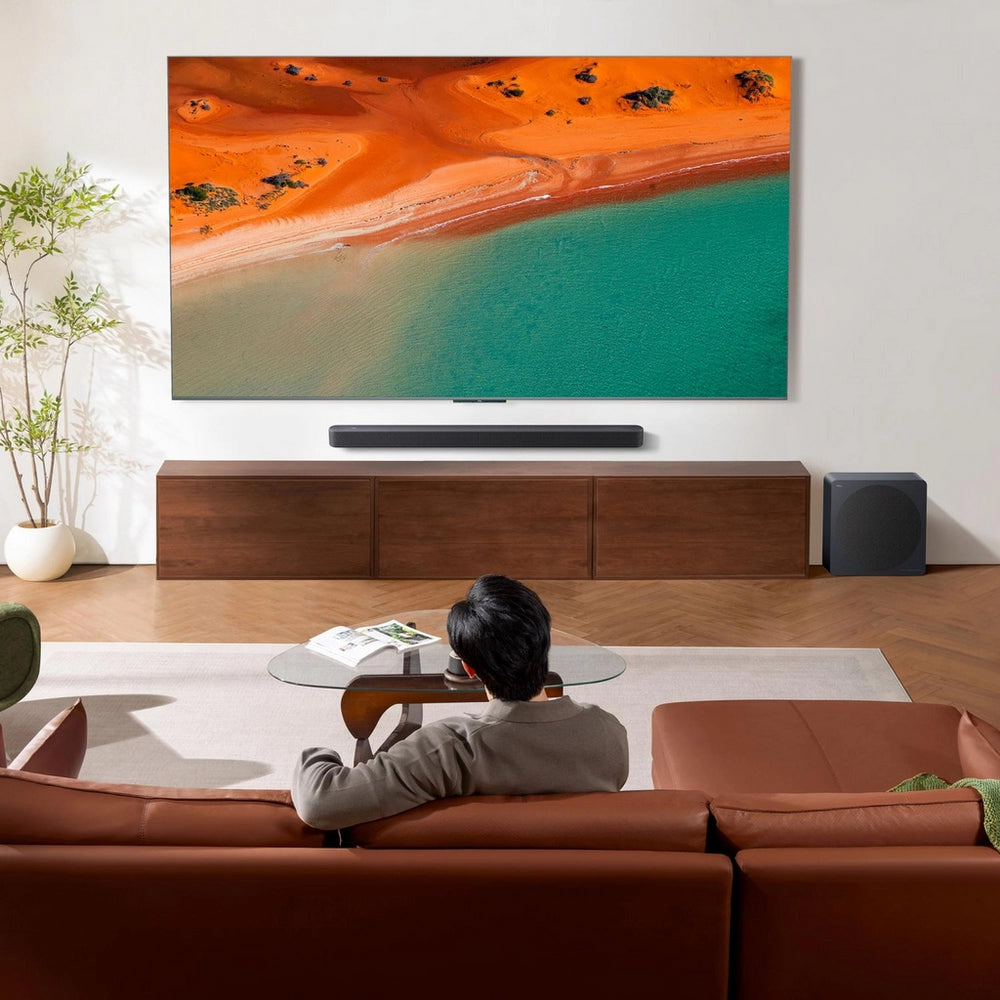 TCL A65-UK 3.1.2ch Soundbar with wireless subwoofer, Audio by Bang & Olufsen, Dolby Atmos - Black