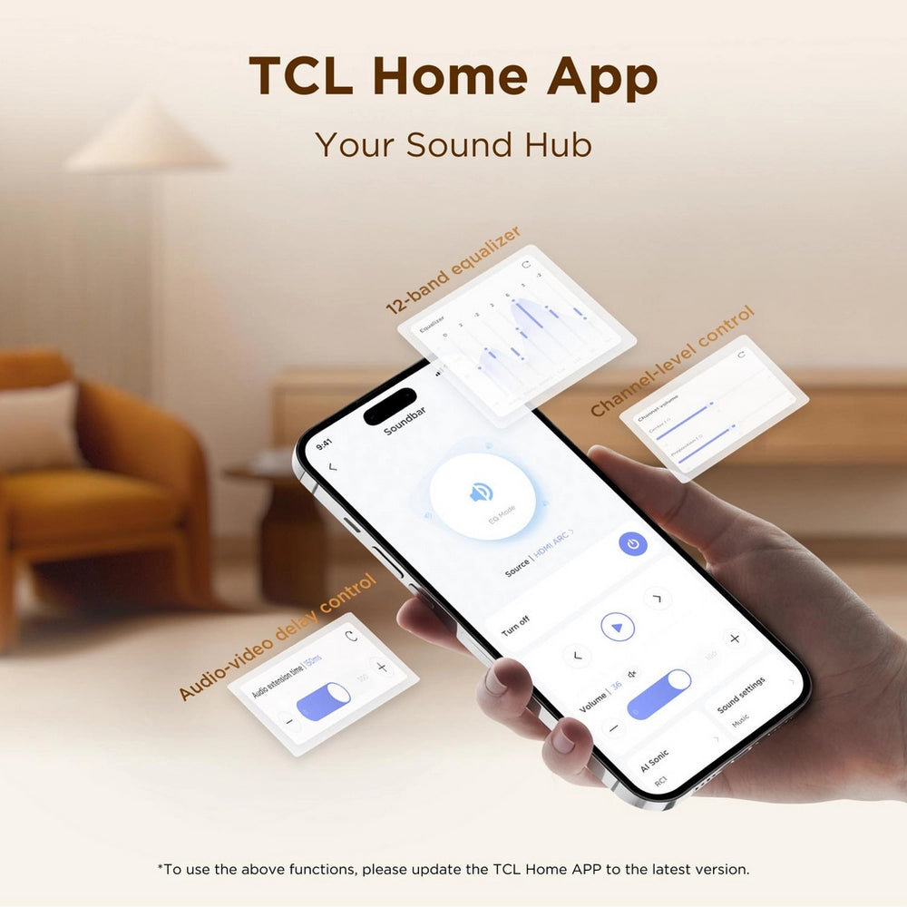TCL S60K-UK 3.1ch with wireless subwoofer Dolby Atmos - Black