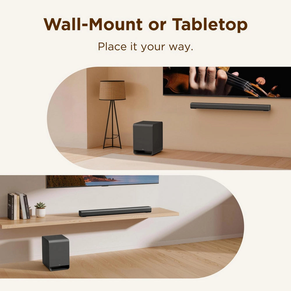 TCL S65K-UK 5.1ch with wireless subwoofer Dolby Atmos - Black