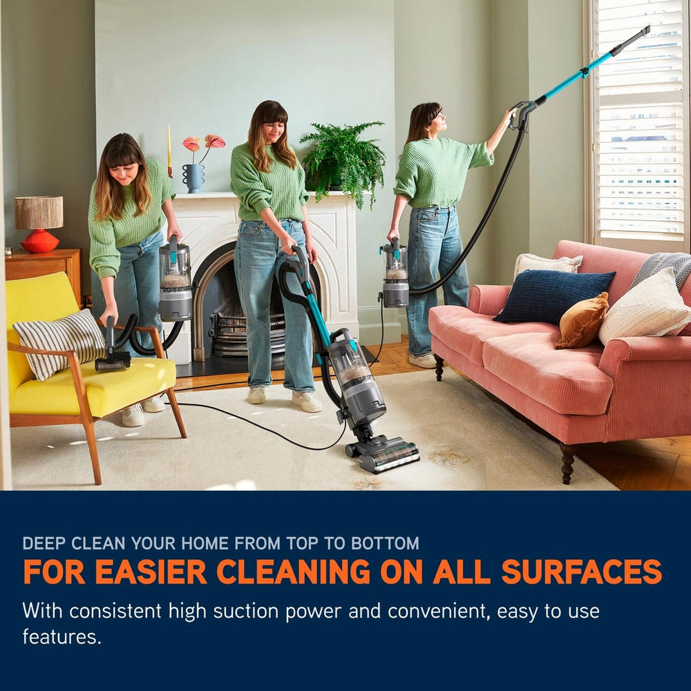 Vax CDUP-LORP LiftOut Reach Pet-Design Upright Vacuum Cleaner - Graphite / Tea