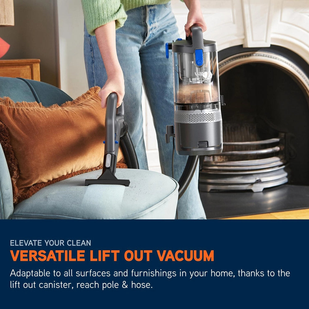 Vax CDUP-LOXR LiftOut Reach Pet Upright Vacuum - Graphite / Blue