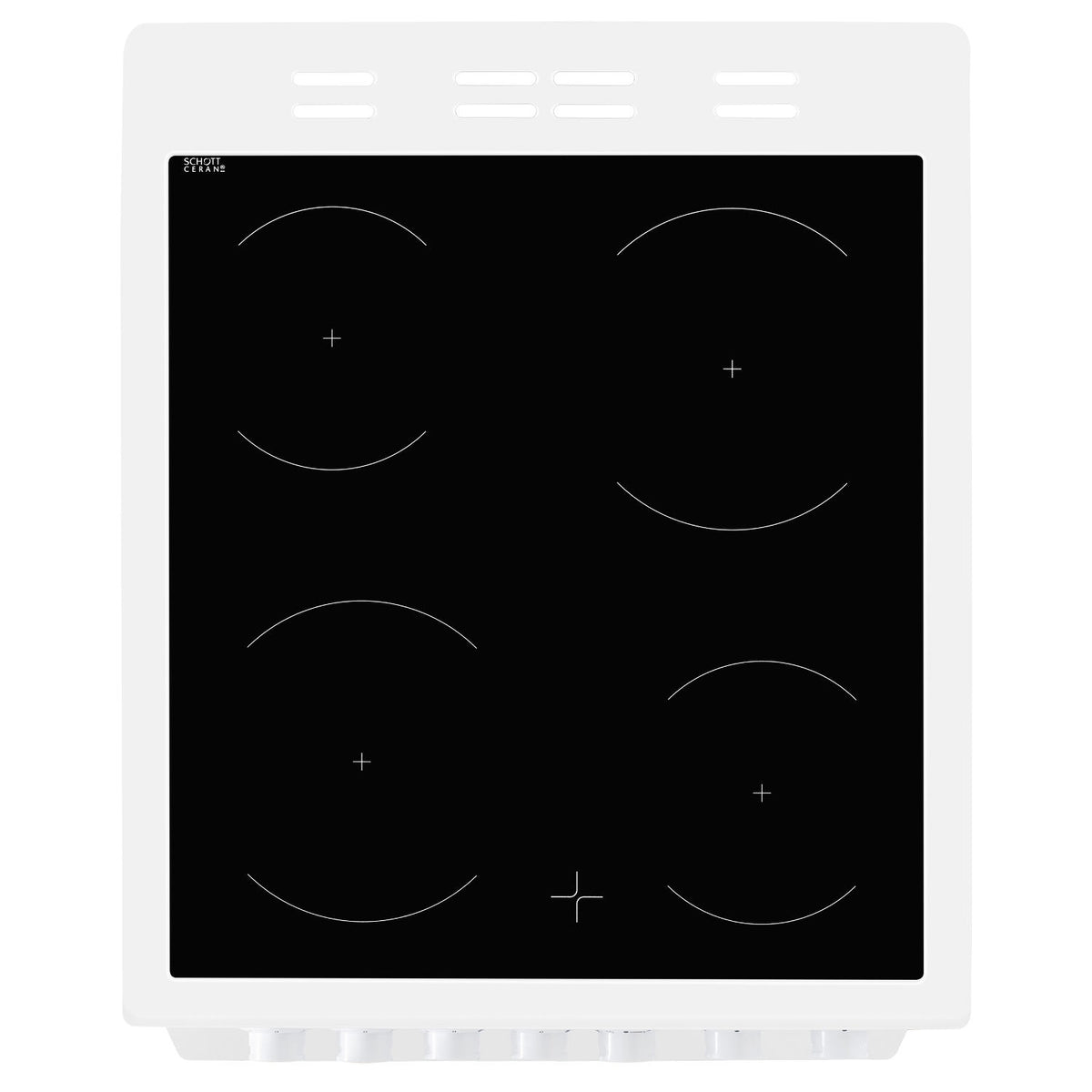 Beko EDVC503W 50cm Electric Double Oven - White