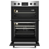 Beko CDFY22309X 60cm Built In Double Oven - Stainless Steel