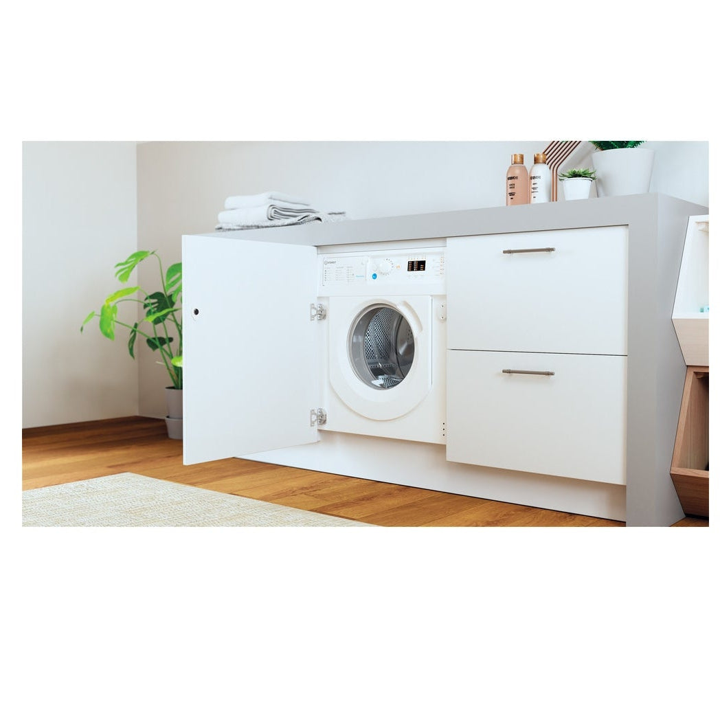 Indesit BIWMIL71252UKN 7kg 1200 Spin Integrated Washing Machine - White