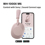Sony WH1000XM6 | Flagship Noise Cancelling Headphones - Sand Pink