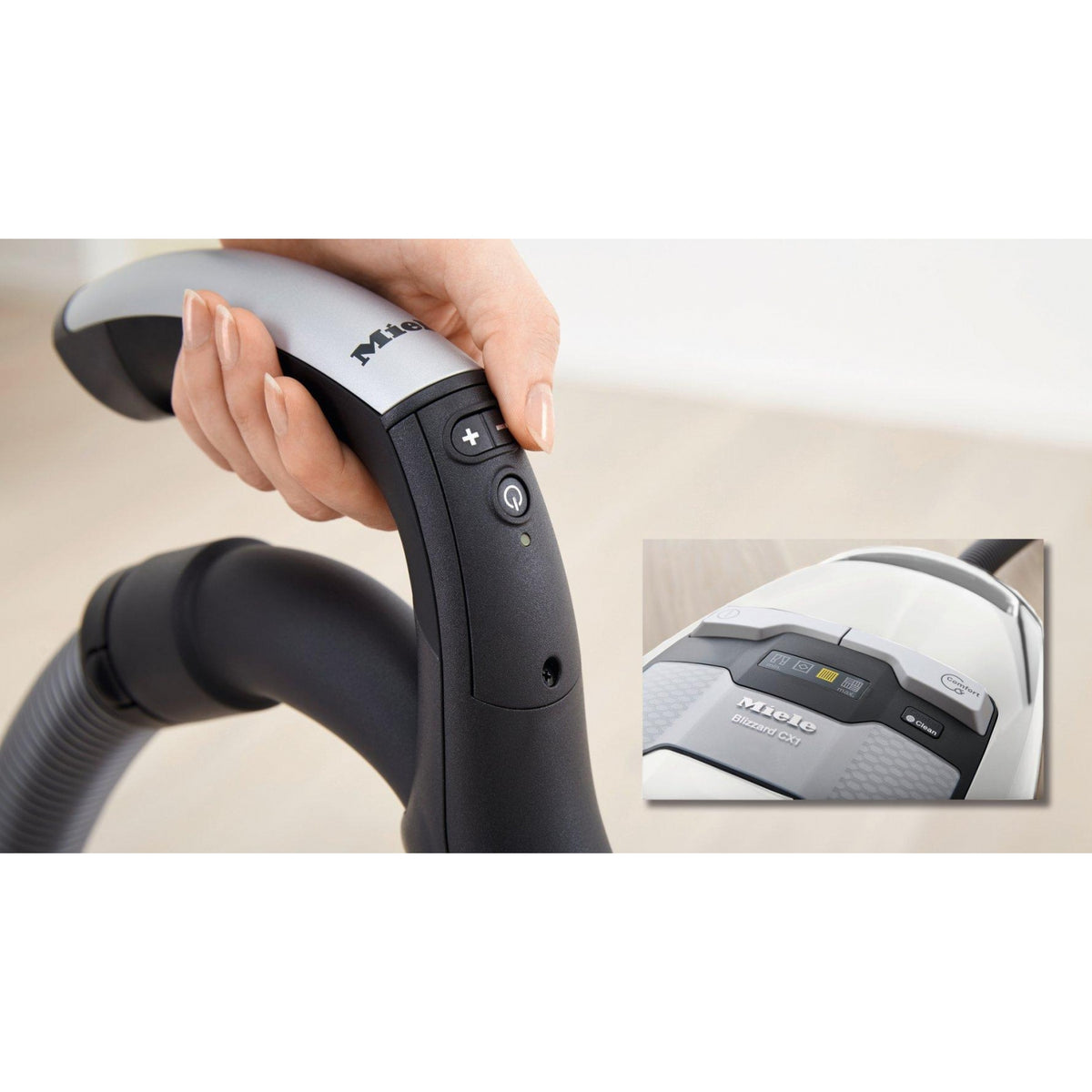 Miele CX1COMFORT Blizzard Comfort Cylinder Vacuum Cleaner - White