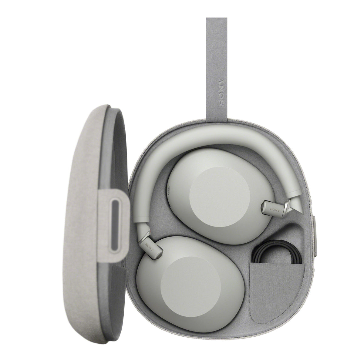 Sony WH1000XM6S Wireless Noise Cancelling Headphones, Platinum Silver