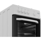 Zenith ZE501W 50cm Gas Single Oven with Gas Hob - White