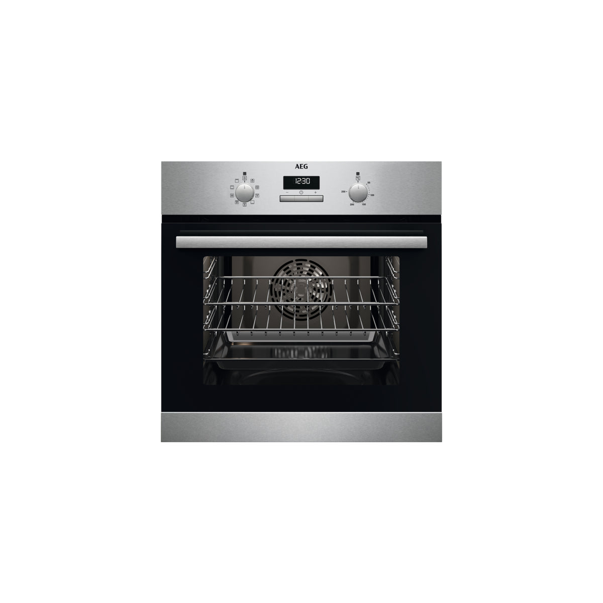 AEG BCX23101EM 59.4cm Built In Electric Single Oven - Stainless
