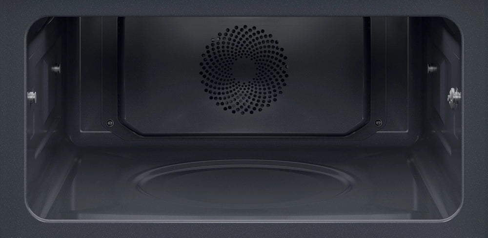 AEG GK6NK40FB 59.5cm Compact Combi Microwave Oven - Gloss Black with Steel Trim