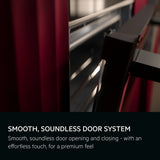 AEG GX7PB63FSB 59.6cm Built In Electric Single Oven - Gloss Black with Steel Trim