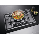 AEG HGB75420YM 75cm Gas Hob - Stainless Steel