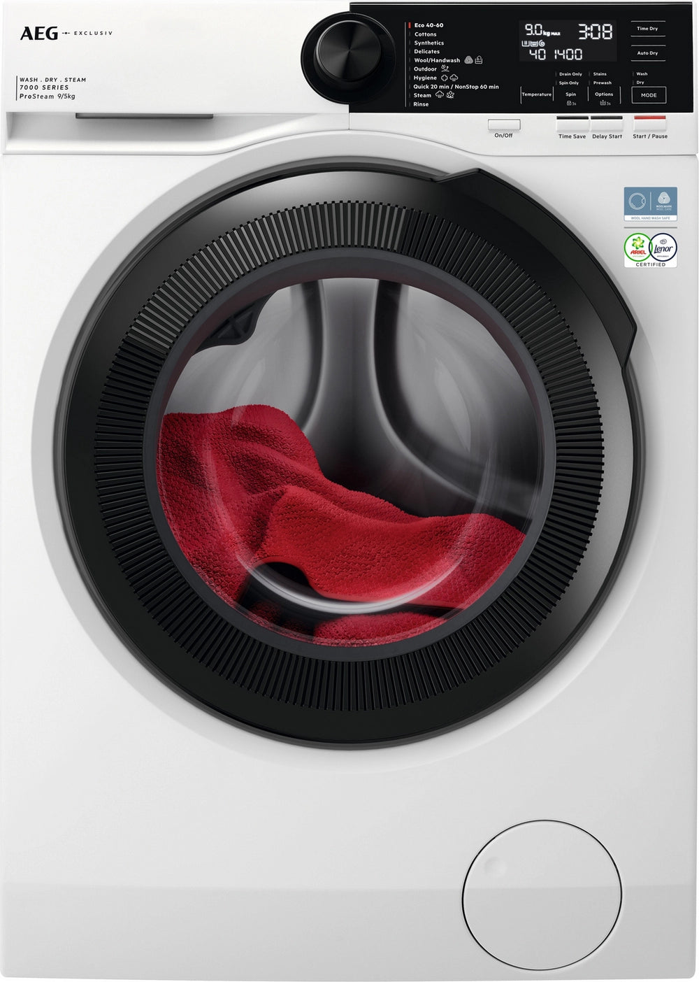AEG LWR72956M4B 9kg/5kg 1600 Spin Washer Dryer - White
