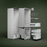 AEG NSC6L185ES 54.6cm 50/50 Built In Low Frost Fridge Freezer