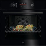AEG OU5PB40XK 59.6cm Built In Electric Single Oven - Black