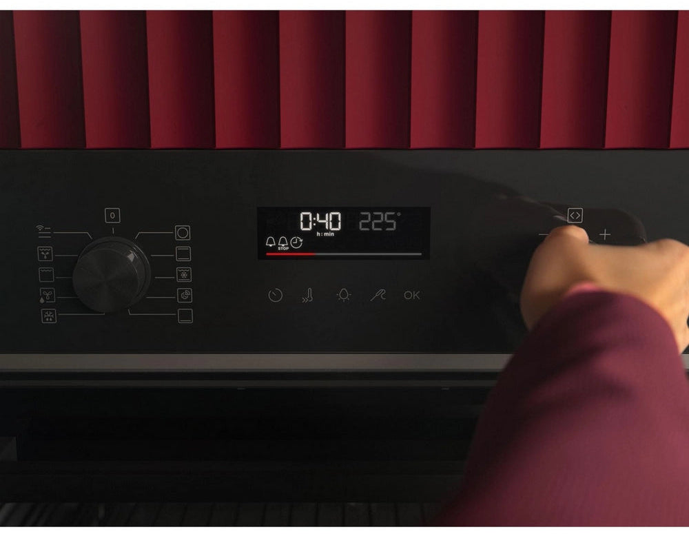 AEG OU5PB40XK 59.6cm Built In Electric Single Oven - Black