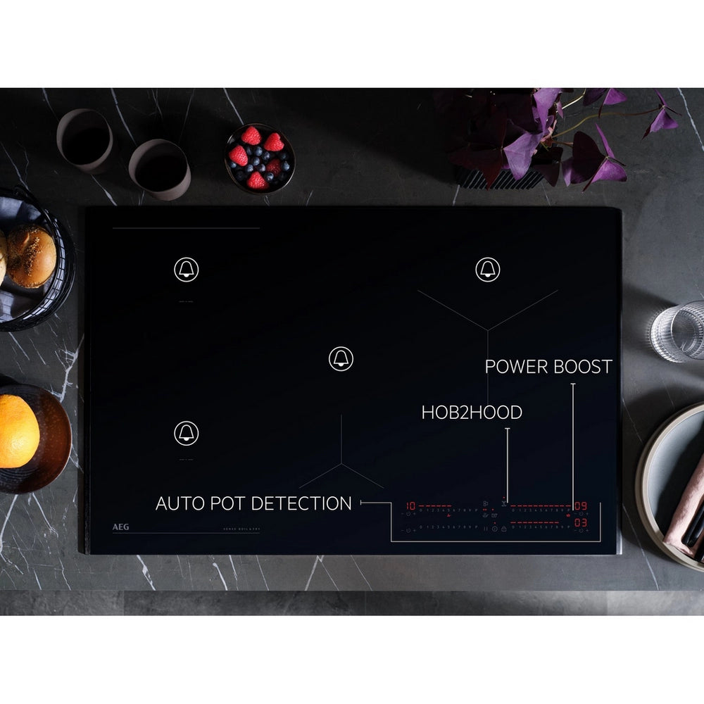 AEG SI84IB10FB 80cm Induction Hob - Black