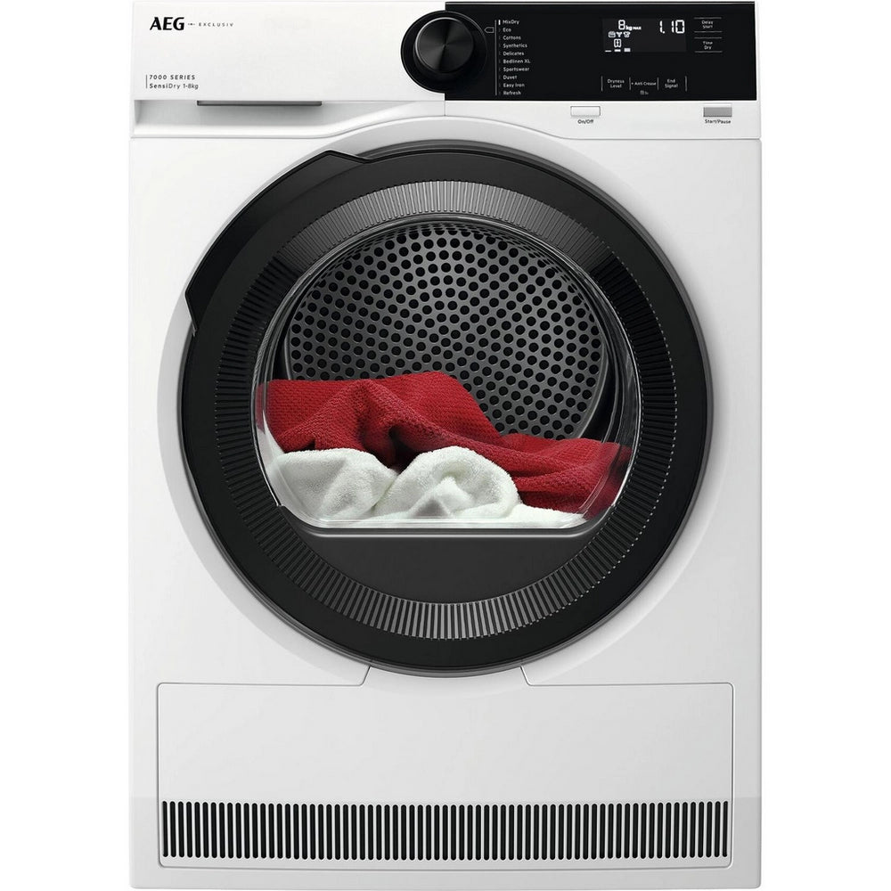 AEG TR728CT4B 8kg Heat Pump Tumble Dryer - White
