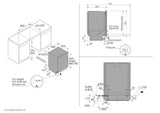 ASKO DFI545N.UK Integated Dishwasher - 14 Place Settings