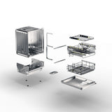ASKO DSDP747U.UK Integrated Dishwasher - 14 place setting