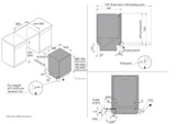 ASKO DSDP747U.UK Integrated Dishwasher - 14 place setting