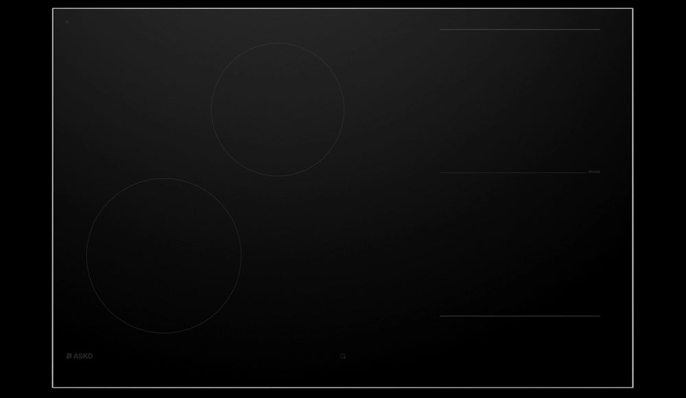 Asko HID824GC 80cm 4 Zone Induction Hob - Black
