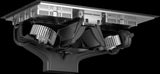 Asko HIHD854MM 90cm 4 Zone Hood-in hob, Celsius Induction - Black