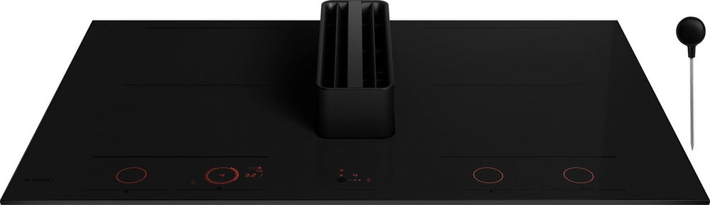 Asko HIHD854MM 90cm 4 Zone Hood-in hob, Celsius Induction - Black