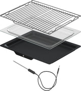 ASKO OCM64BSH 45cm Built In Combi Oven with Microwave - Black Steel
