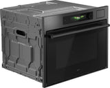 ASKO OCS64BSH 45cm Built-in Compact Oven with steam function - Black Steel,